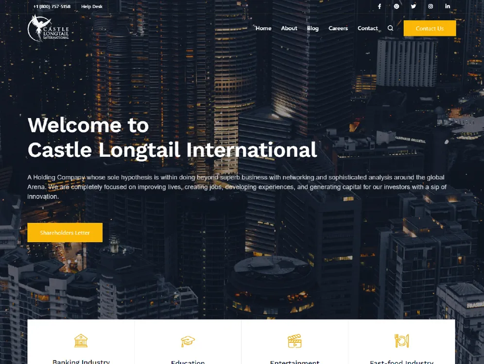 Castle Longtail International Website